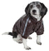 Pet Life ® 'Wuff-Rider' Fashion Suede Stitched Dog Jacket X-Small 