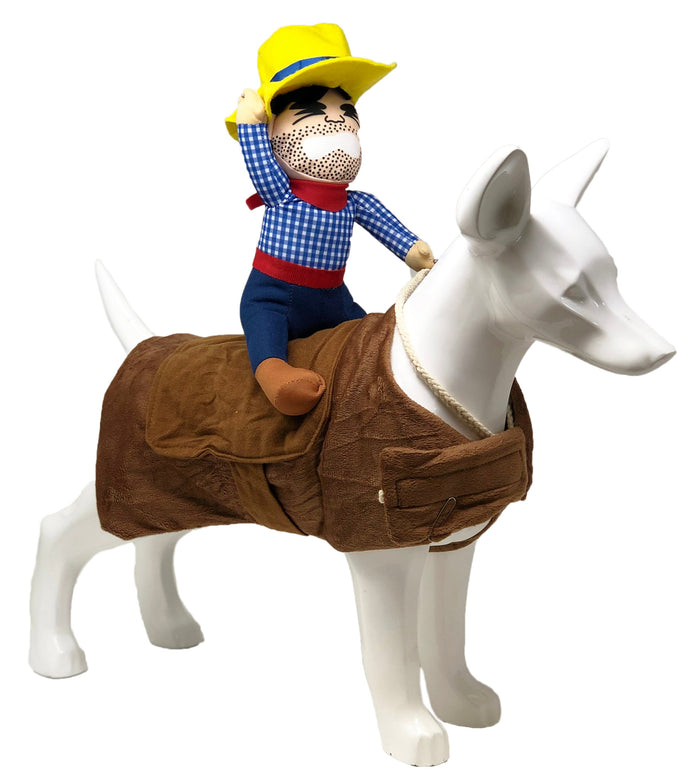 Pet Life 'Yeepaw' Cowboy Pet Holiday Dog Costume