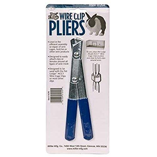 Pet Lodge Wire Clip Pliers for Small Animal Cage - Blue/Silver  
