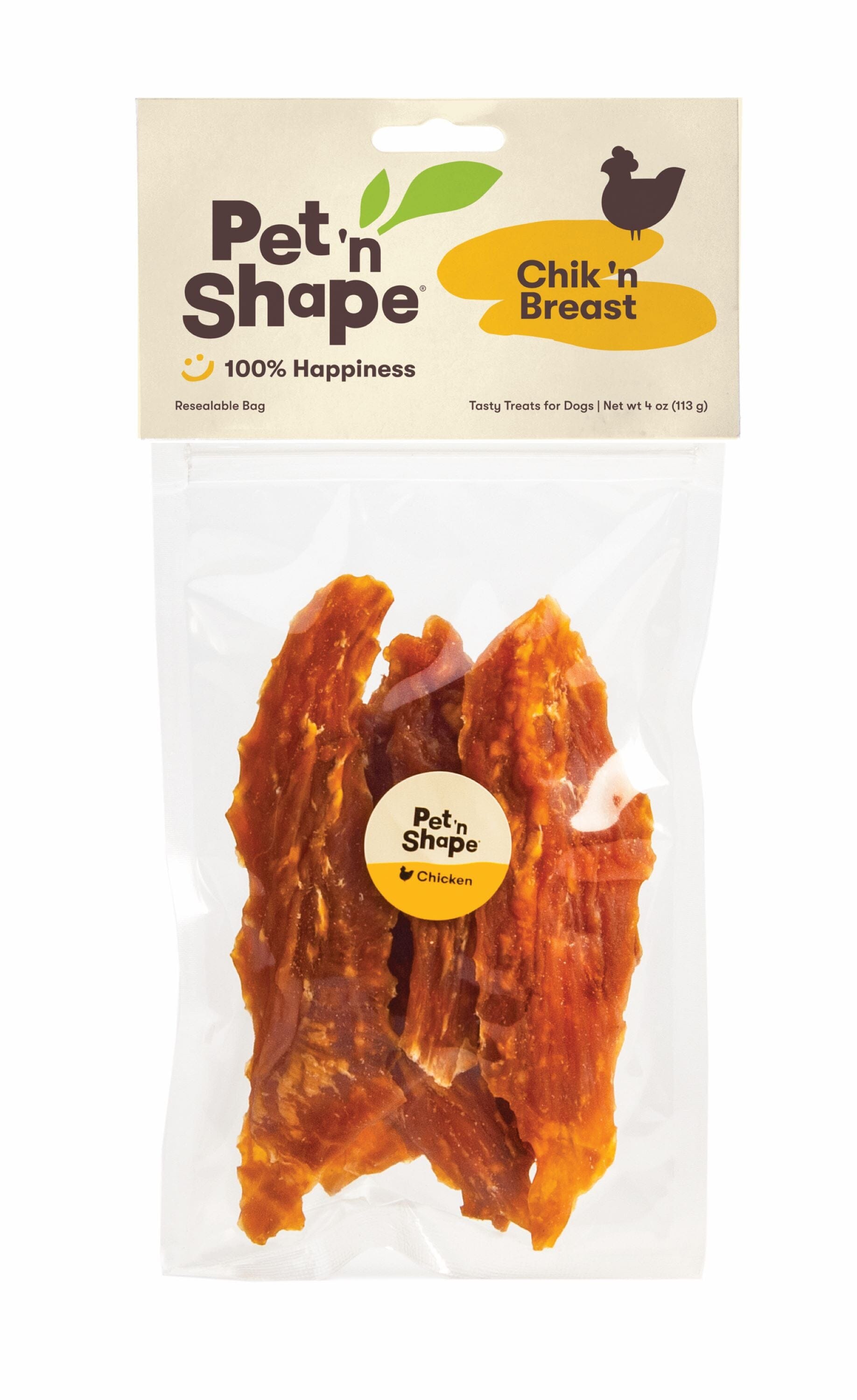 Pet 'N Shape Chik 'n Breast Dog Treat - 4 Oz  