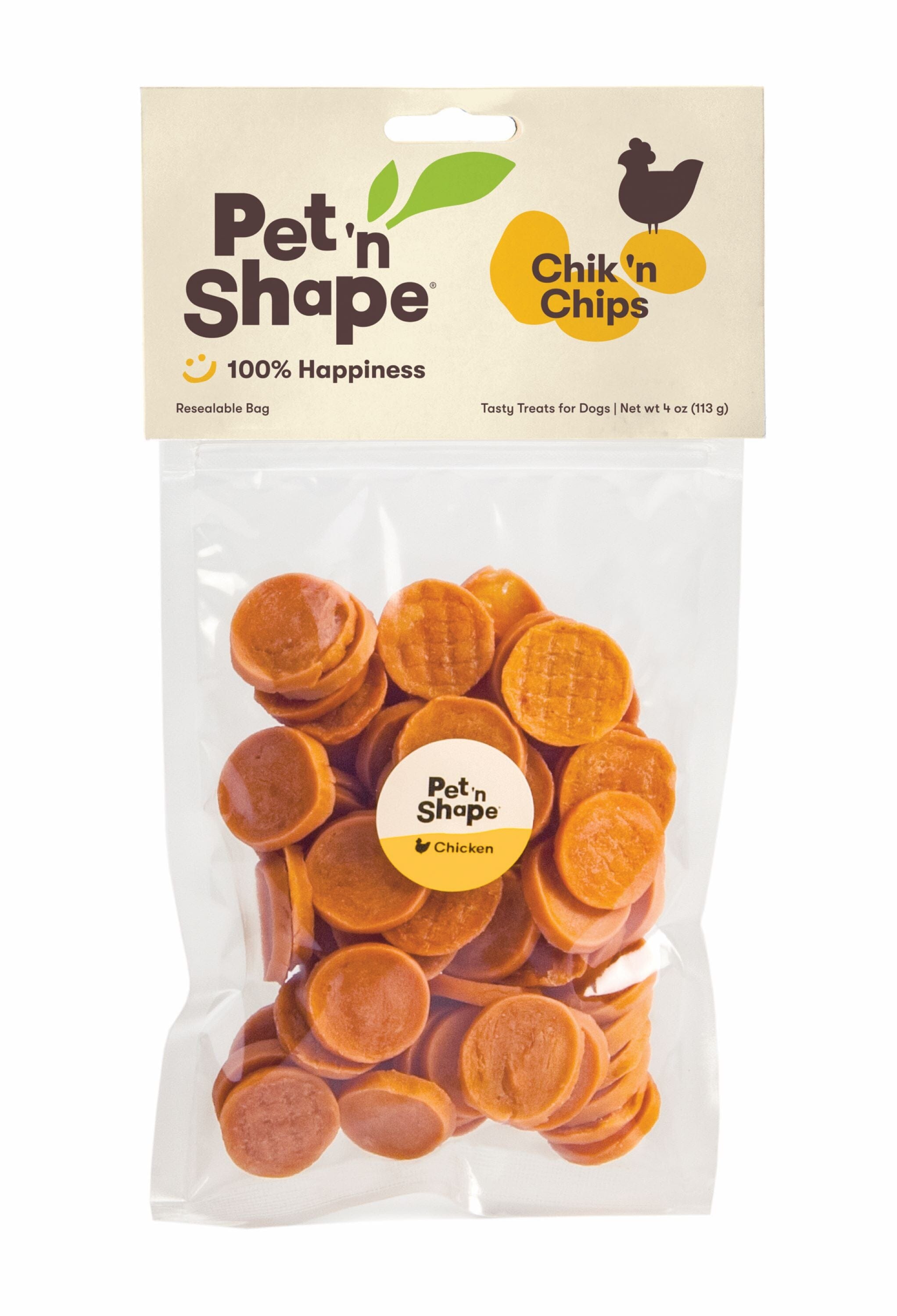 Pet 'N Shape Chik 'n Chips Dog Treat - 4 Oz  