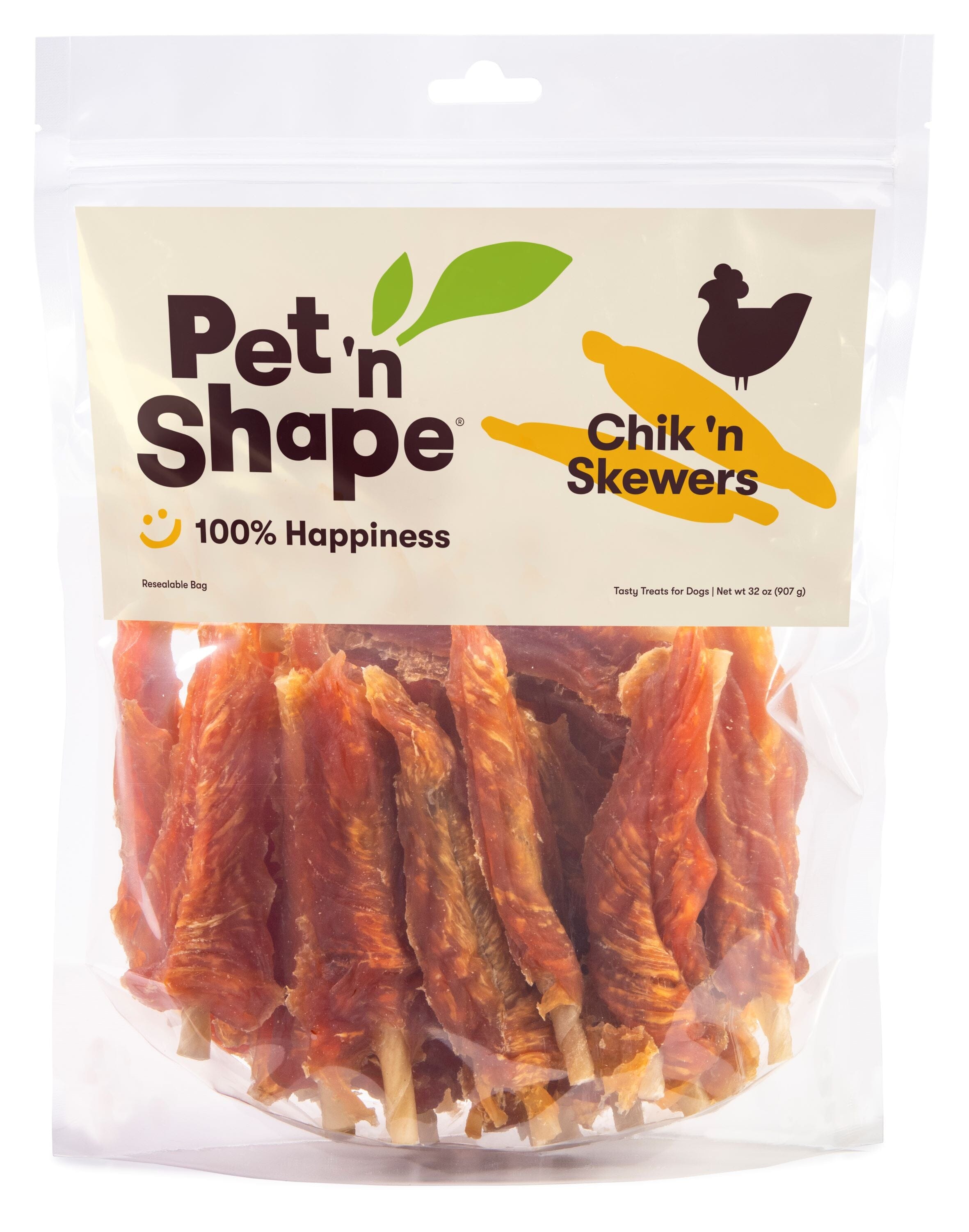 Pet 'N Shape Chik 'n Skewers Dog Treat - 32 Oz  