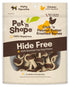 Pet 'N Shape Chik'n Peanut Butter Knotted Bones Hide-Free Dog Treat - 10 Count  