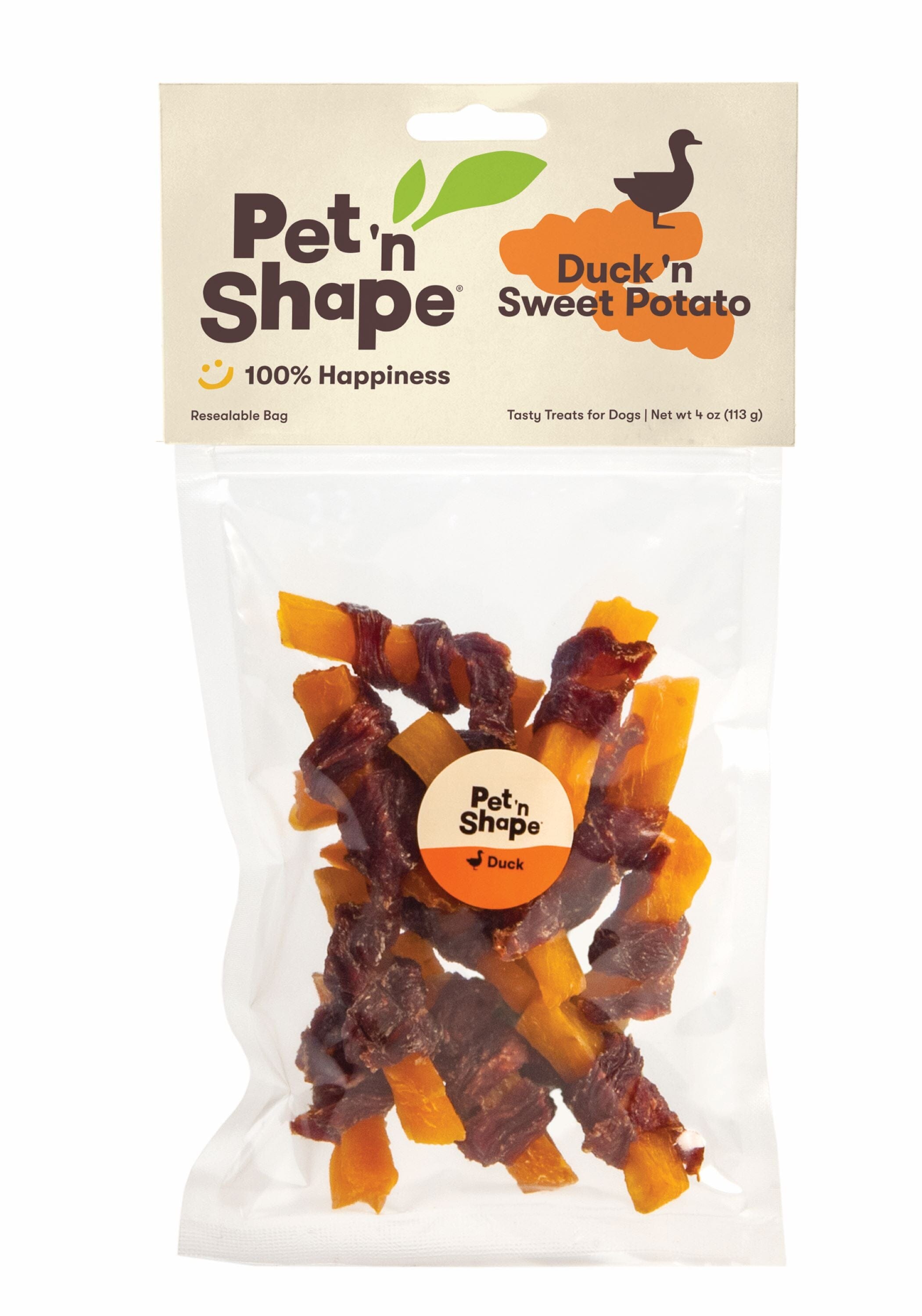 Pet 'N Shape Duck 'n Sweet Potato Dog Treat - 4 Oz  