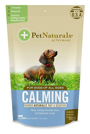 Pet Naturals of Vermont Calming Supplements for Dogs - 30 ct Pouch