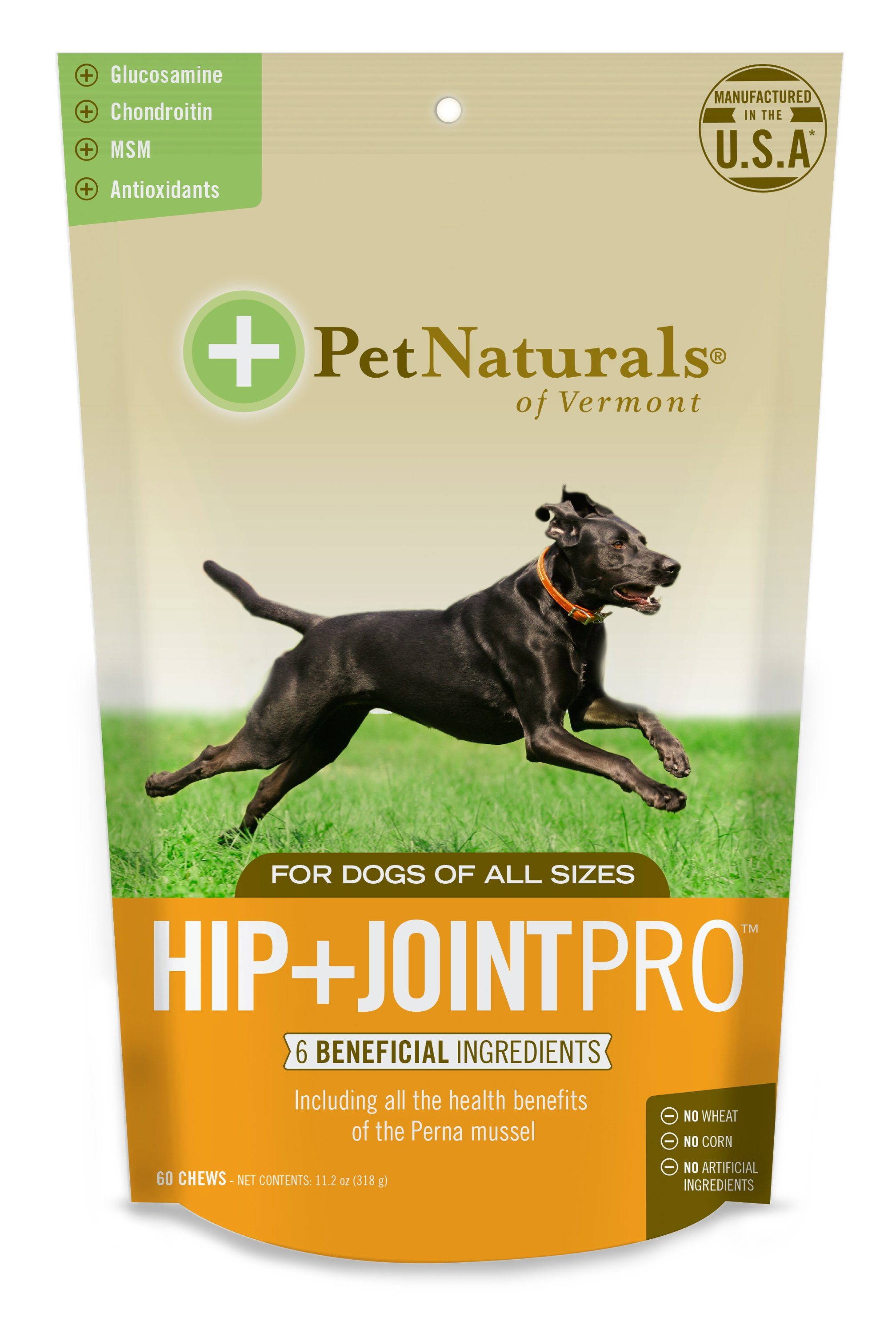 Pet Naturals of Vermont Hip & Joint MAX Dog Supplements - 60 ct Pouch  