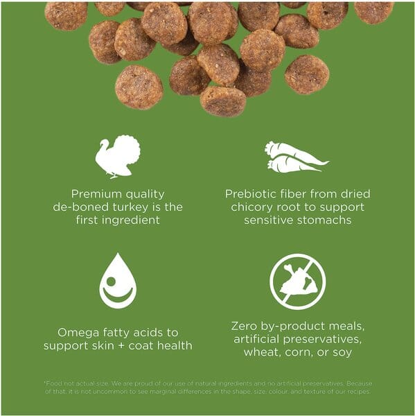 Petcurean 30/100g Petcurean GO! Sensitivities LID Grain-Free Turkey Recipe Dry Dog Food  