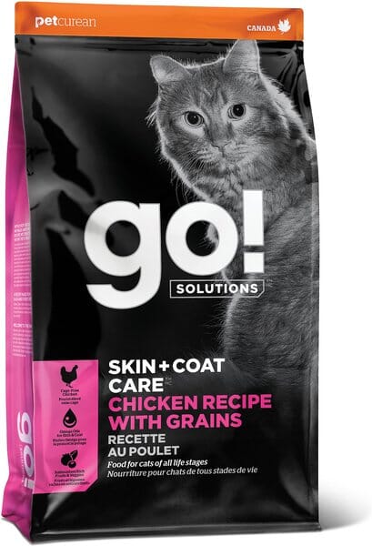 Petcurean 30/100g Petcurean GO! Skin & Coat Cat Chicken Recipe Dry Cat Food  