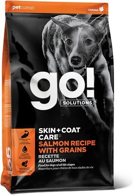 Petcurean GO! Digestion & Gut Salmon with Ancient Grains Dry Dog Food - 12 lb Bag  