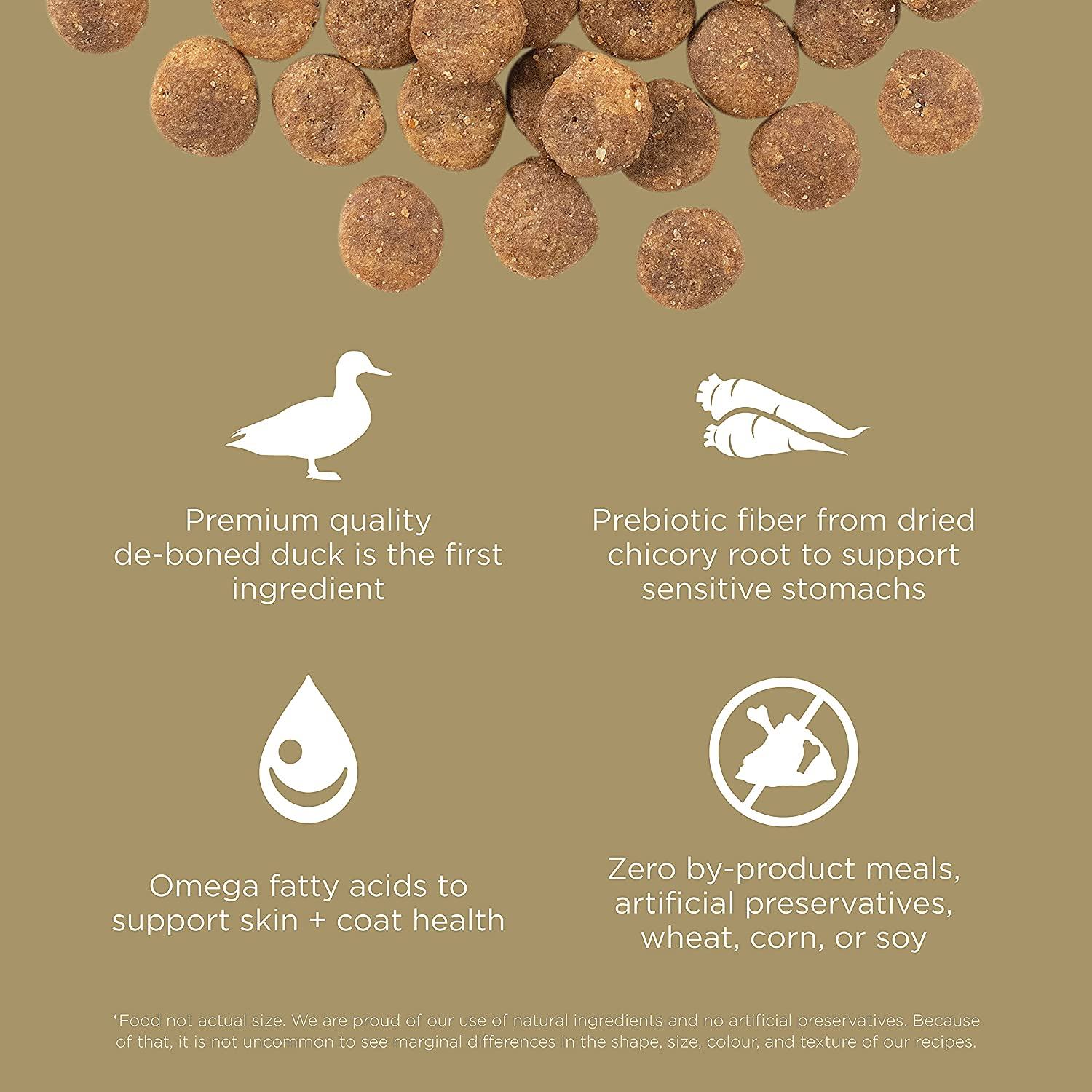 Petcurean GO! Sensitivities LID Grain-Free Duck Recipe Dry Dog Food - 12 lb Bag  