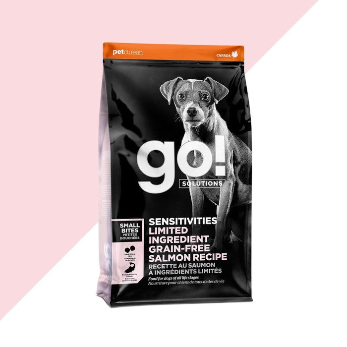 Petcurean GO! Sensitivities LID Grain-Free Small Bite Salmon Recipe Dry Dog Food - 6 lb...