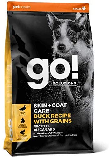 Petcurean GO! SKIN & Coat Duck Recipe Dry Dog Food - 25 lb Bag  