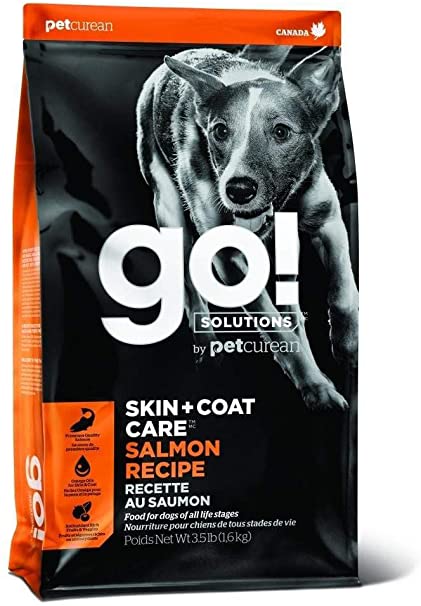 Petcurean GO! SKIN & Coat Salmon Recipe Dry Dog Food - 12 lb Bag