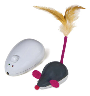 Petlinks Cheese Chaser Remote Controlled Mouse Cat Toy - Multi-Color - One Size
