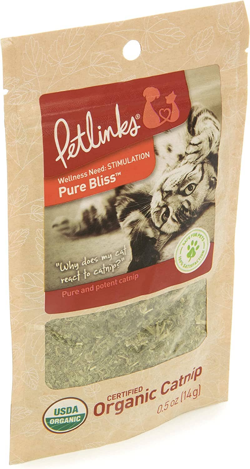 Petlinks Petlinks Pure Bliss Organic Catnip Pouch - .5 Oz  