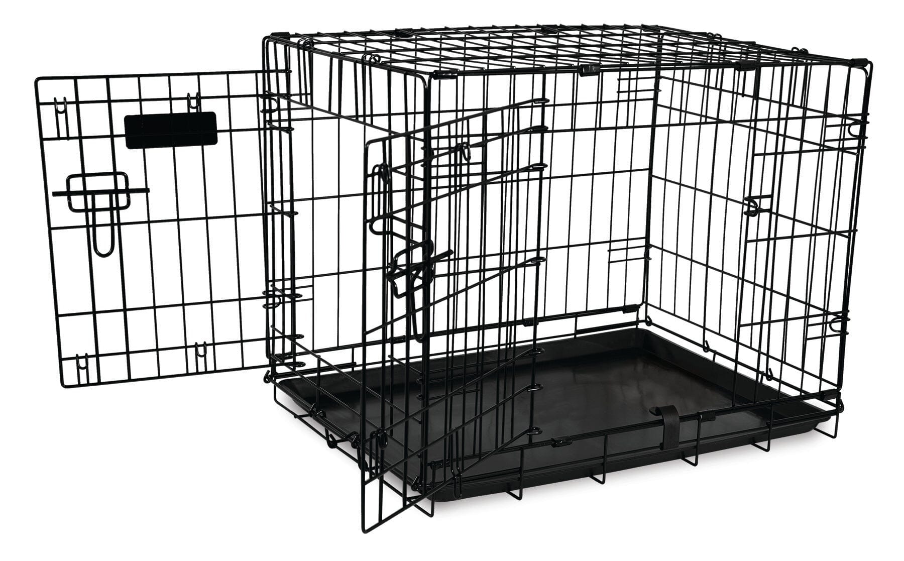 Petmate 2 Door Training Retreat Dog Kennel - Black - 24 in  