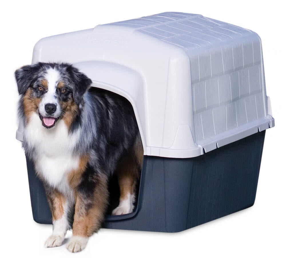 Petmate Barnhome III Dog House Bleached Linen/Black - Large  