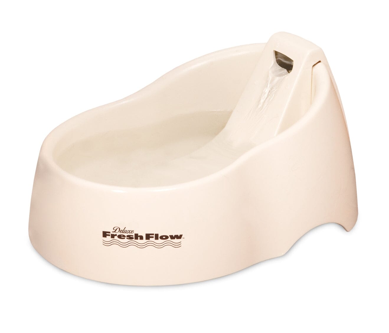 Petmate Deluxe Fresh Flow Fountain For Cats Bleached Linen - Medium  