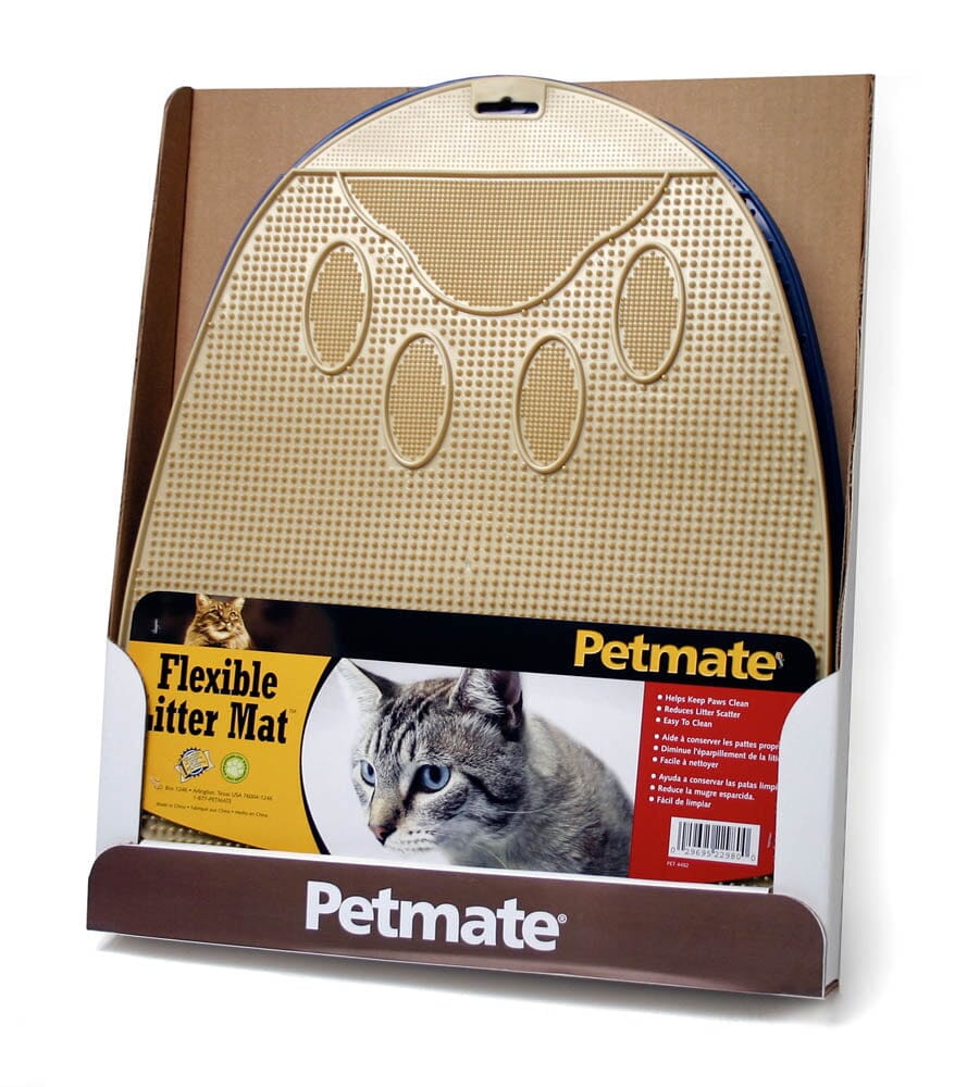 Petmate Flexible Cat Litter Mat Assorted - One Size  