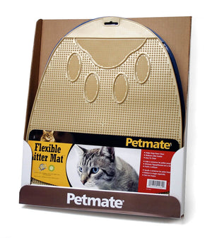 Petmate Flexible Cat Litter Mat Assorted - One Size