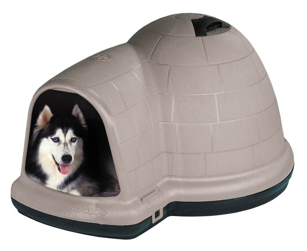 Petmate Indigo Dog House - Taupe/Black - Extra Large  