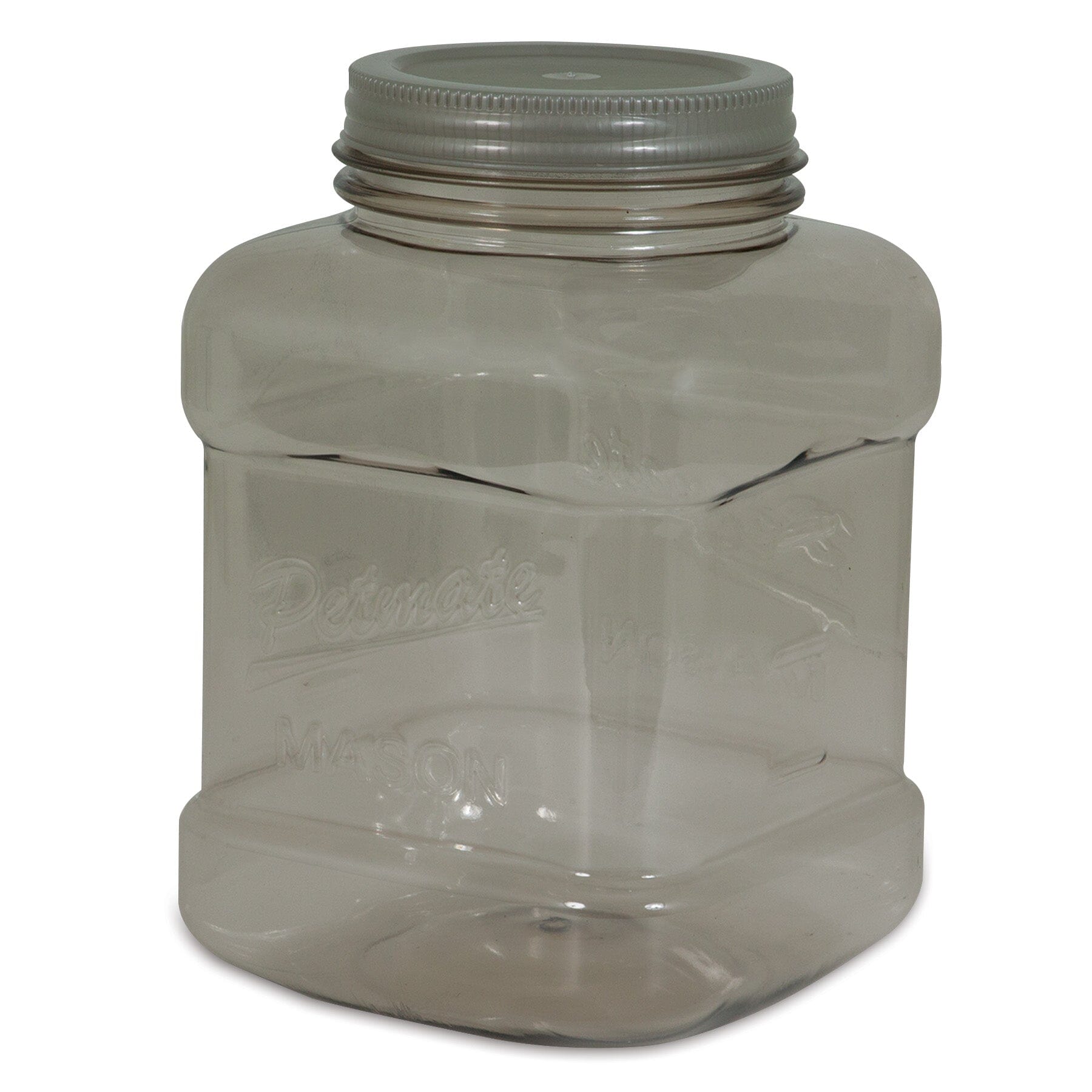 Petmate Mason Style Pet Treat Jar Silver - One Size  