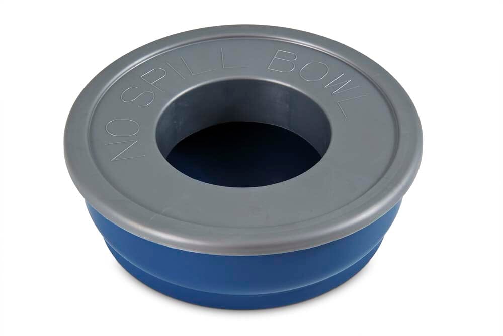 Petmate No Spill Dog Bowl Blue - Medium  