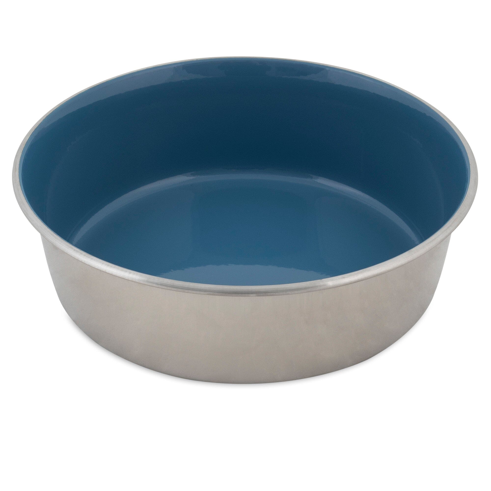 Petmate Painted Stainless Steel Bowl Vallarta Blue - 12 Cup  