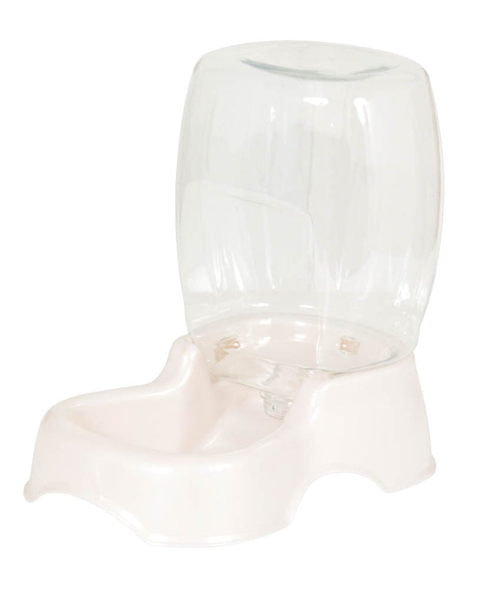 Petmate Pet Cafe Waterer Pearl Silver - Small