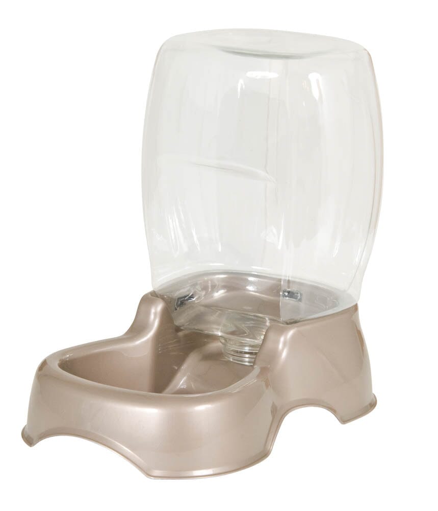 Petmate Pet Cafe Waterer Pearl Tan - Medium  