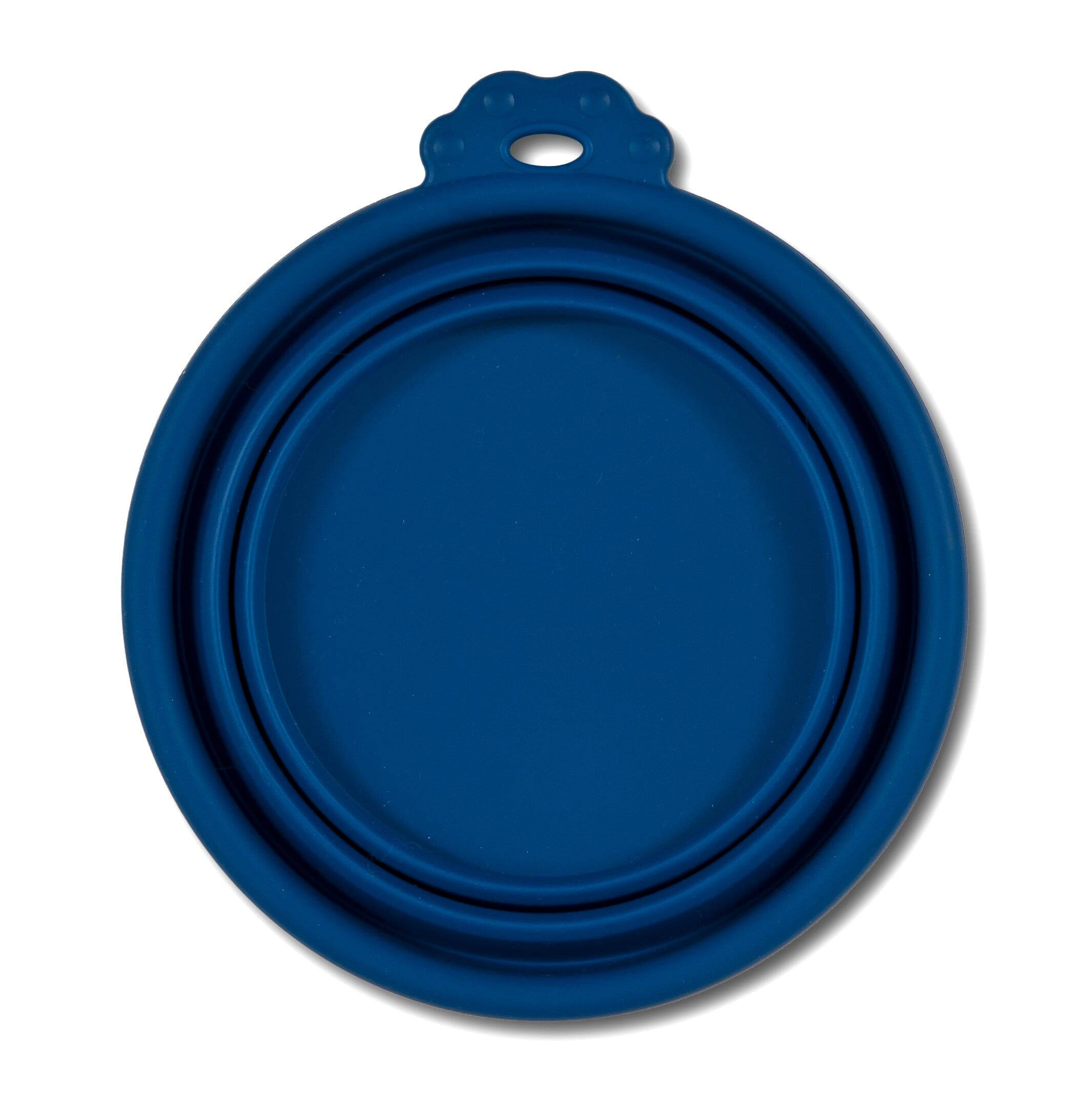 Petmate Silicone Round Travel Pet Bowl Navy Blue - Medium  