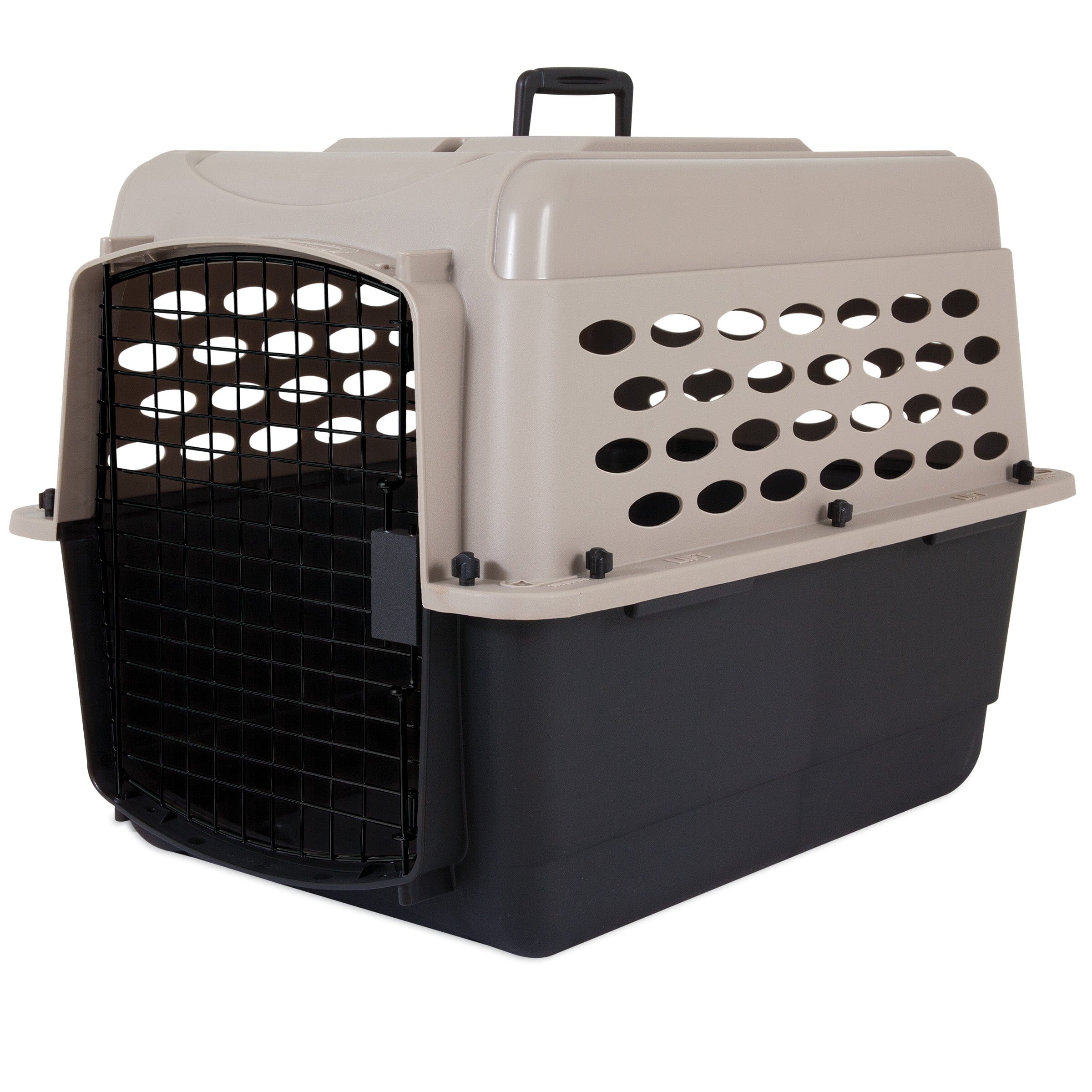 Petmate Vari Dog Kennel - Taupe, Black - 28 in  