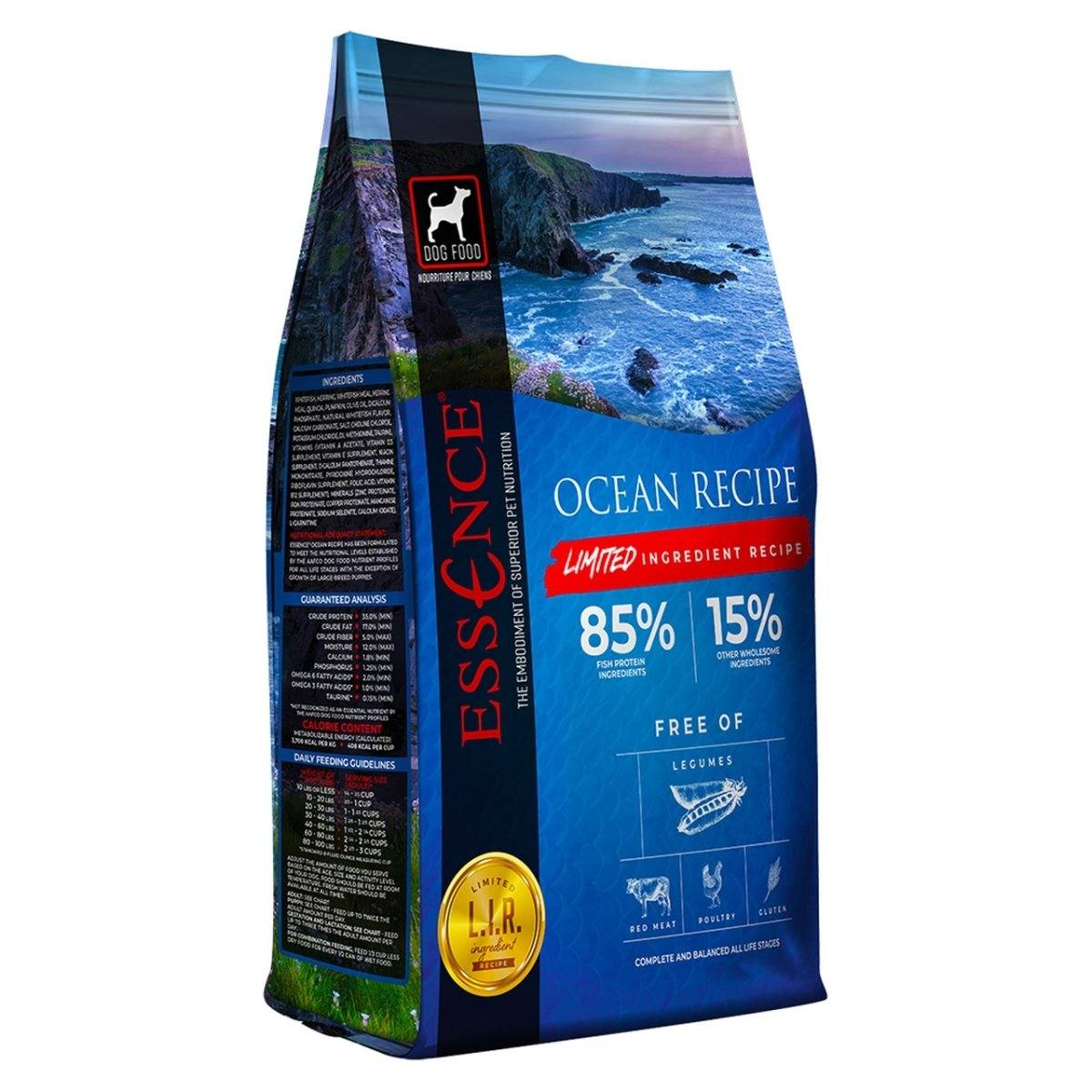 Pets Global Essence LIR Ocean Recipe Dry Dog Food - 12.5 lb Bag  