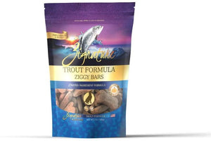 Pets Global Grain-Free Ziggy Bars Zignature Trout Formula Biscuit Dog Treats - 12 oz Bag