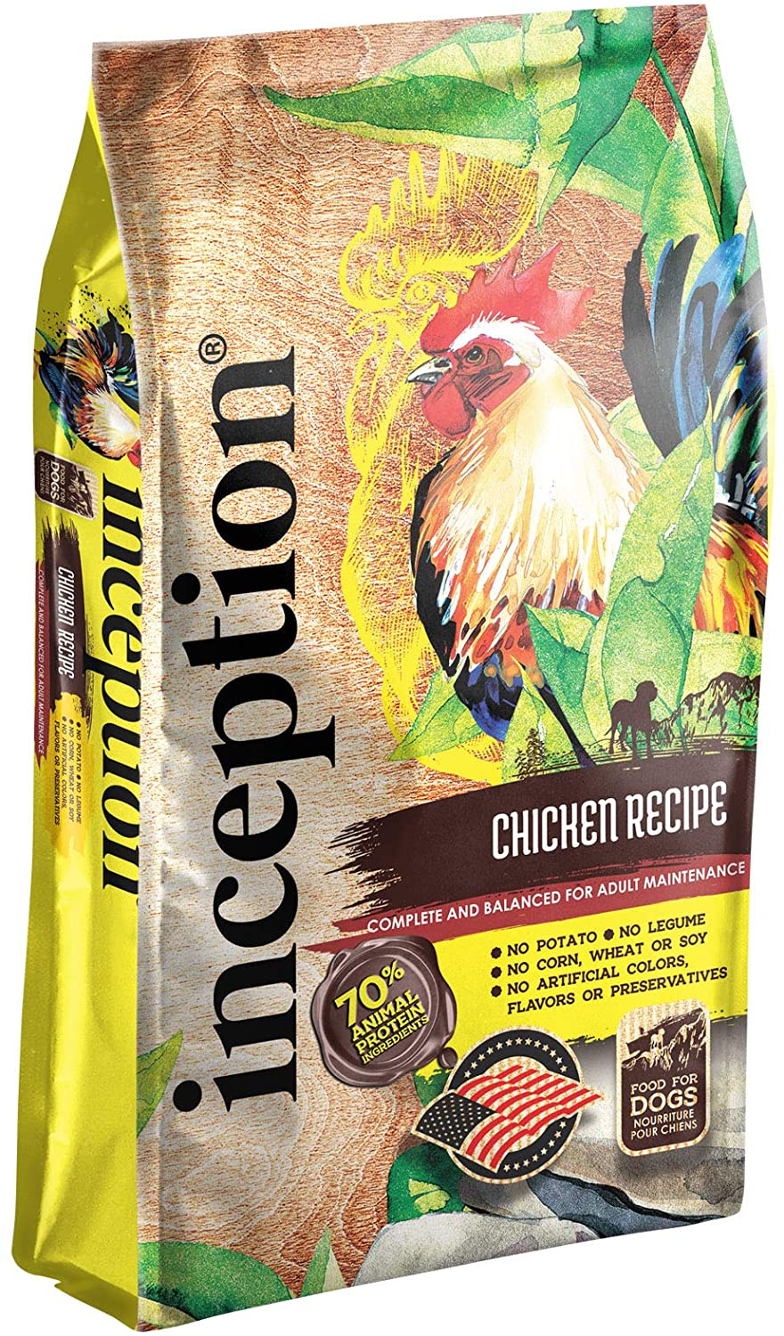 Pets Global Inception Dog Food Chicken Recipe Dry Dog Food - 13.5 lb Bag  