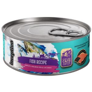 Pets Global Inception Fish Recipe Canned Cat Food - 5.5 Oz - Case of 24  