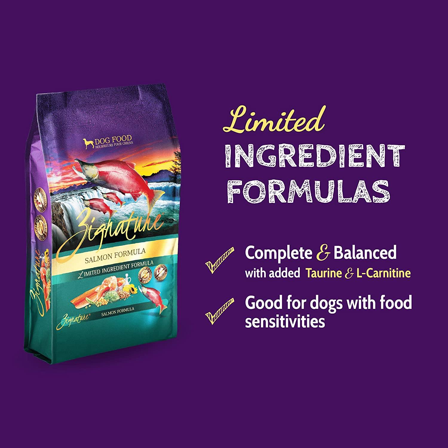 Pets Global Zignature Salmon Formula Dry Dog Food - 12.5 lb Bag  