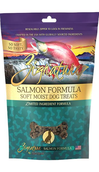 Pets Global Zignature Salmon Soft Moist Treats For Dog - 4 Oz  