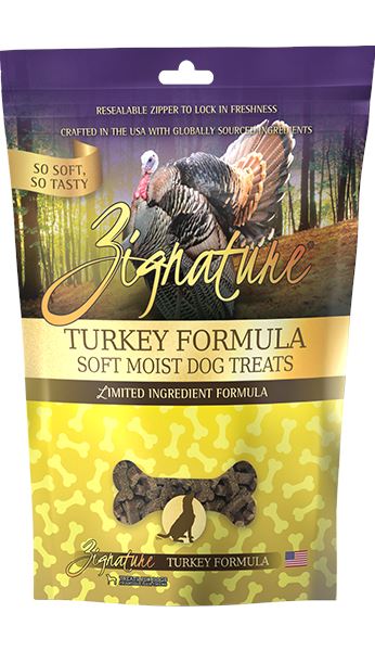 Pets Global Zignature Turkey Soft Moist Treats For Dog - 4 Oz  