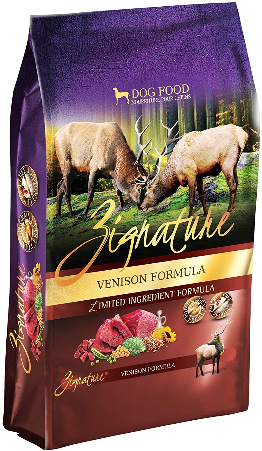 Pets Global Zignature Venison Formula Dry Dog Food - 12.5 lb Bag  