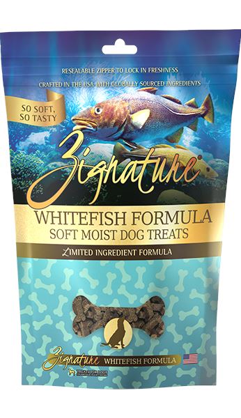 Pets Global Zignature Whitefish Soft Moist Treats Dog - 4 Oz  