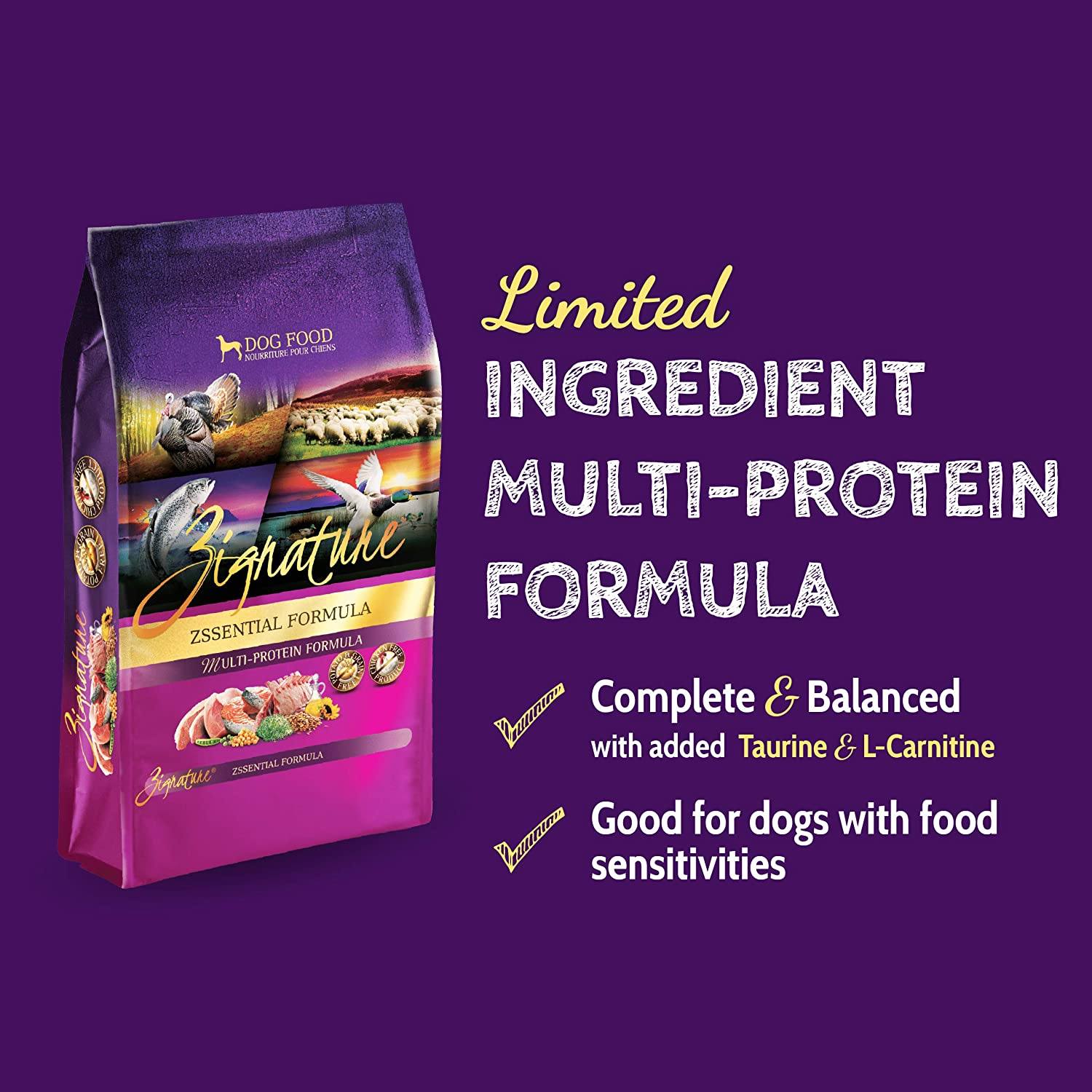 Pets Global Zignature Zssential Formula Dry Dog Food - 12.5 lb Bag  