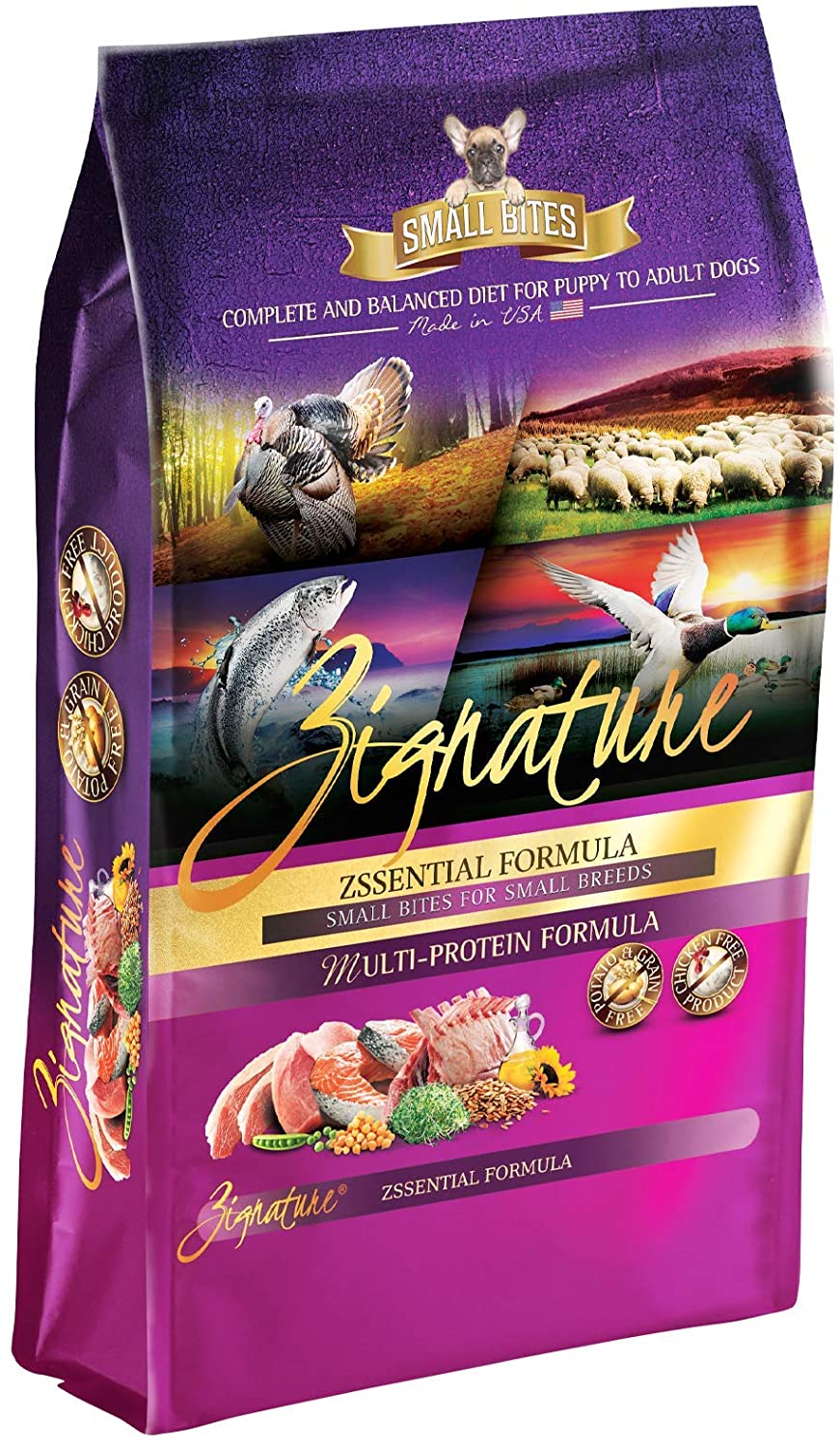 Pets Global Zignature Zssential Formula Small Bites Dry Dog Food - 13.5 lb Bag  