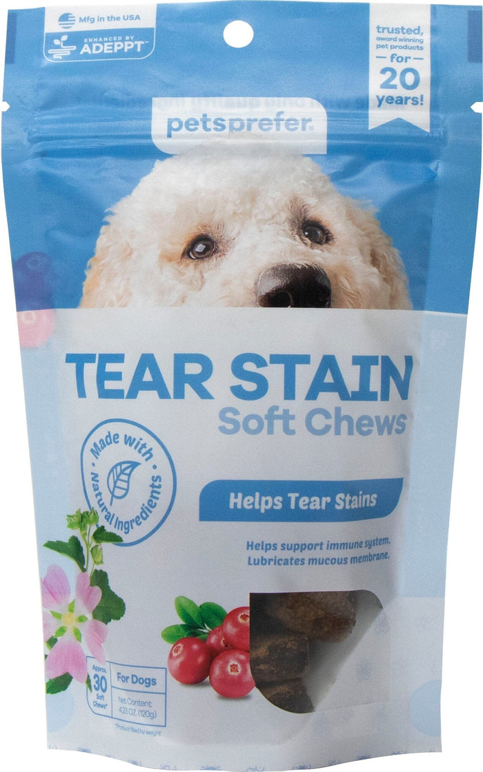 Pets Prefer Tear Stain Soft Chews for Dogs - 30 Count