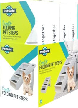 Petsafe Cozyup Folding Pet Steps Display - Gray - 20 In - 4 Count  