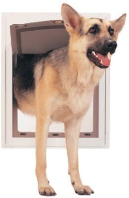 Petsafe Freedom Aluminum Pet Door - White - Extra Large  