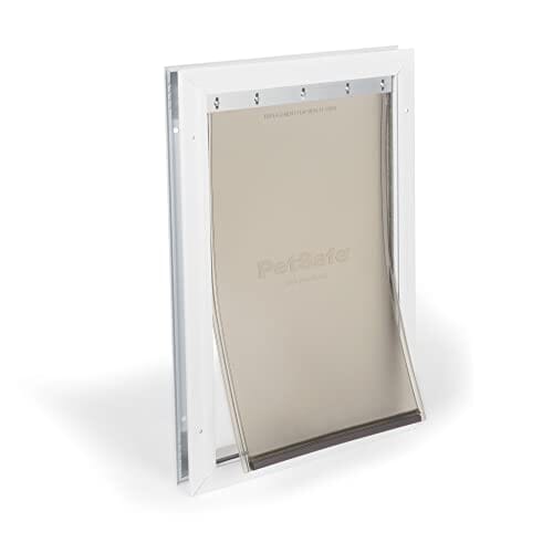 Petsafe Freedom Aluminum Pet Door - White - Large