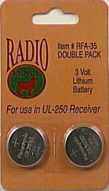 Petsafe Lithium Coin Cell Dog Batteries - 3 Volt - 2 Pack  