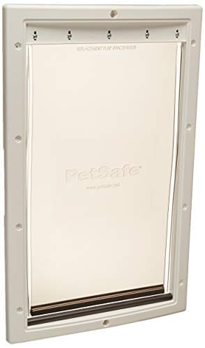 Petsafe Plastic Pet Door - White - Large  