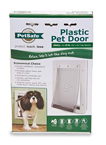 Petsafe Plastic Pet Door - White - Small  